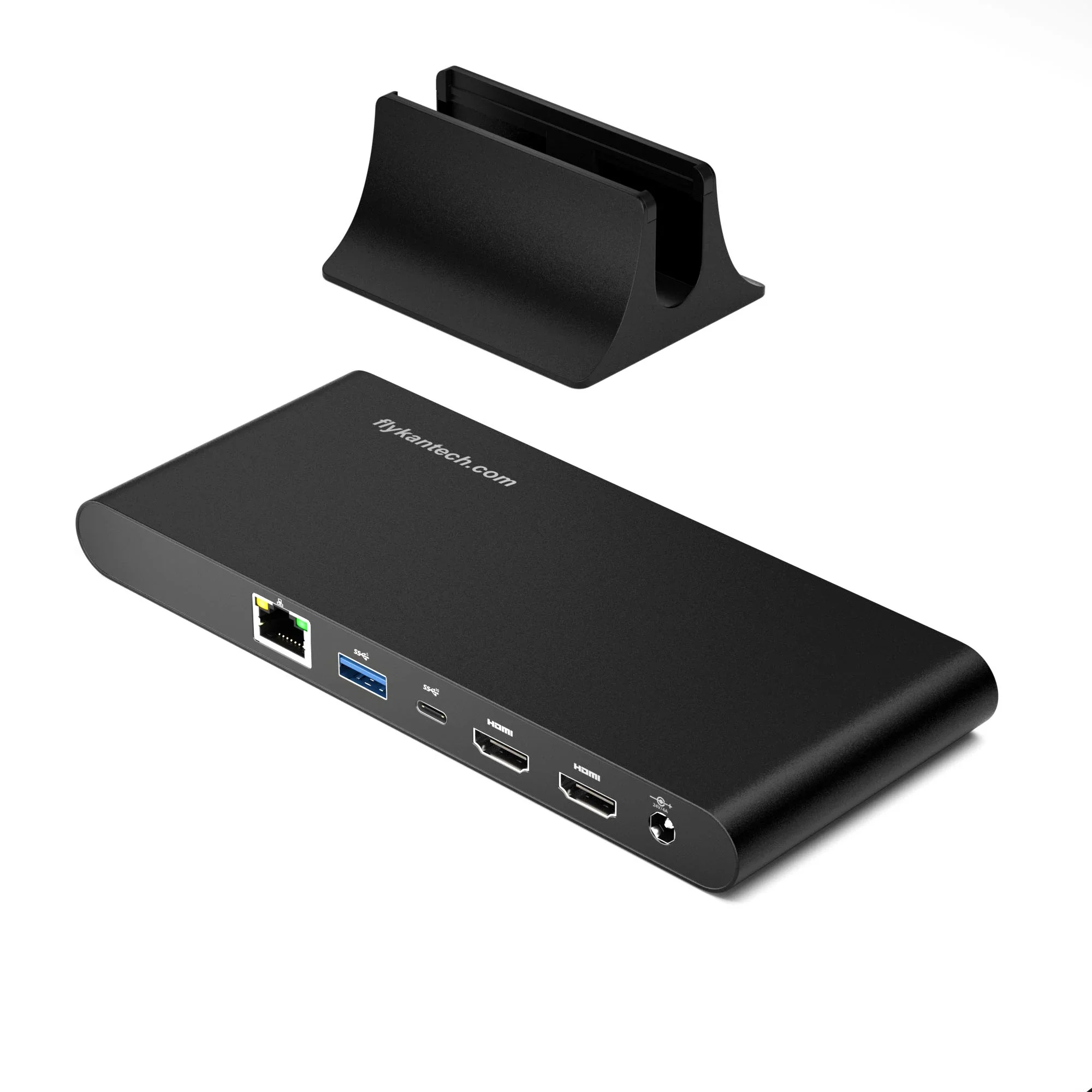 flykantech DK971 MST Hub for Multiple Monitors - 3 x 4K | Multi-Monitor Video Splitter for MST SST