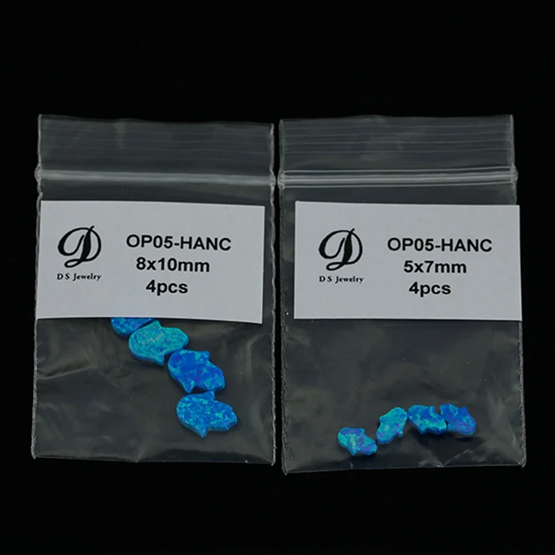 China factory wholesale 11*13mm blue Opal Hamsa Hand