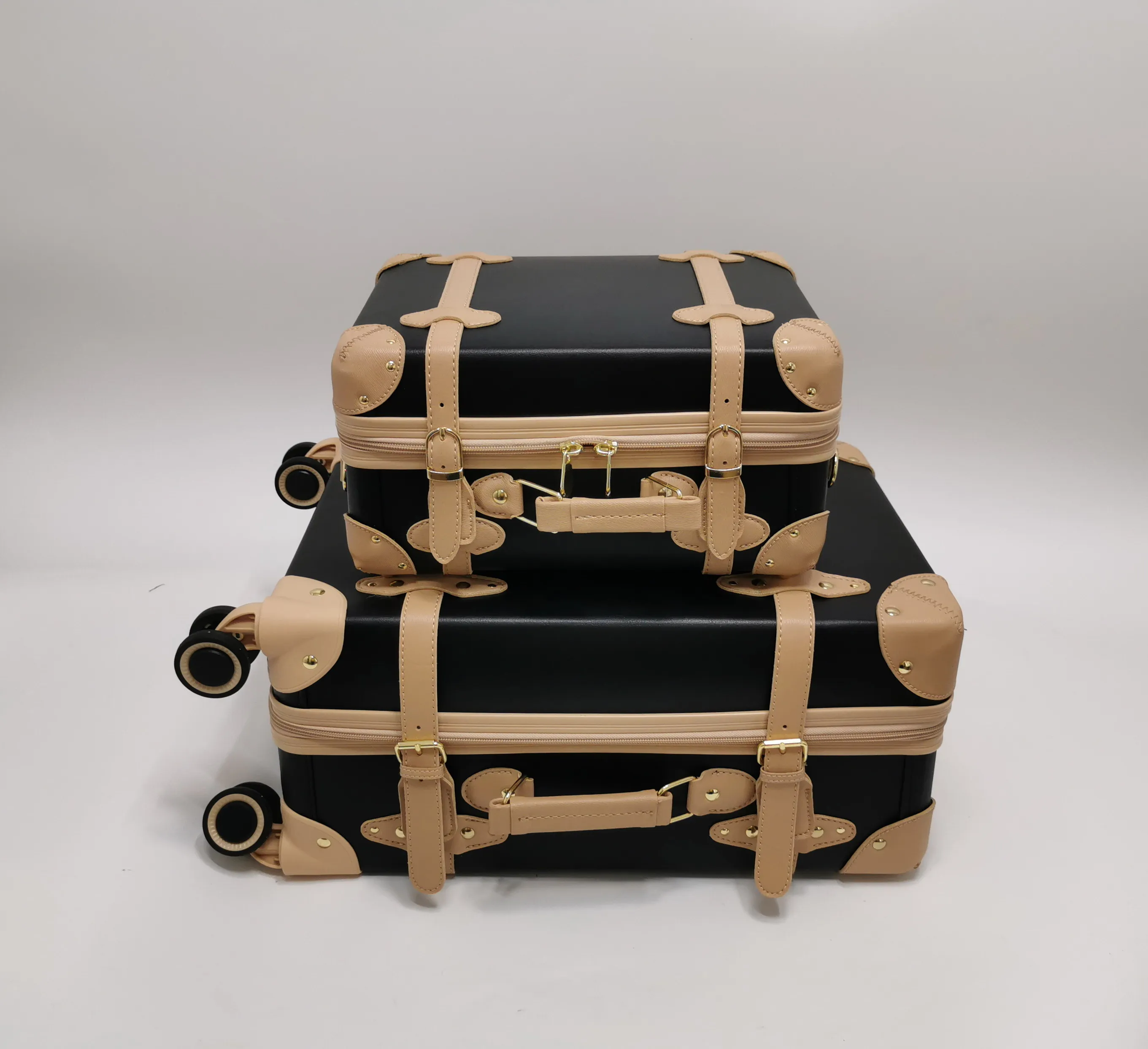 Factory new design  Classical Vintage  trolley Luggage with TSA lock