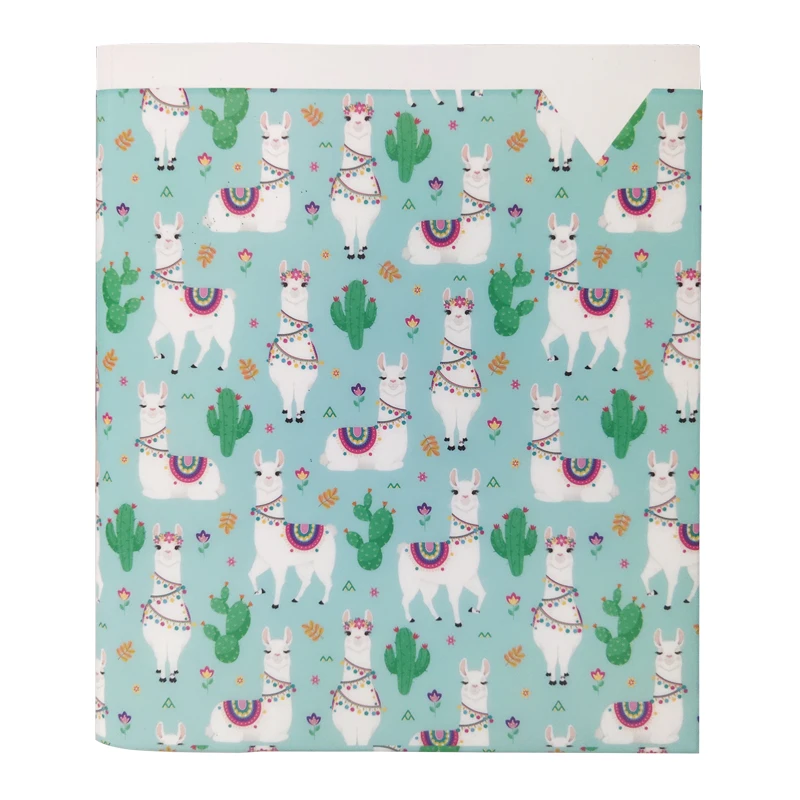 
PP loose-leaf A4 document file folder promotional, A4 printing custom plastic folder PP ring binder file folder 