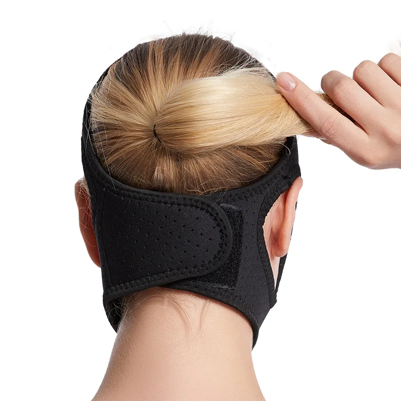 Hot sale Face Compression Chin Rest Belt Anti Snoring Belt Adjustable Anti Snore Chin Strap Stop Snoring Device For Good Sleep