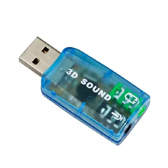  Высокачественное внешнее USB2.0 3d Звуковая карта 5 1 канальный аудио адаптер карты 3 мм динамик микрофон наушников интерфейс для