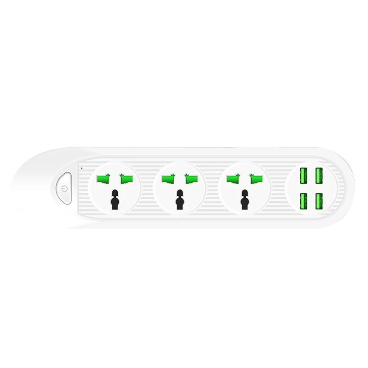 2021 New Design T16 Mini White 2500w Power Smart Power Strip Extension Socket Type For Sale