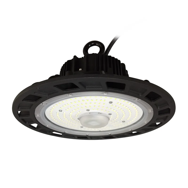 Высокий пролет, 100W 155lm/w IP65 водонепроницаемый алюминиевый подвесной Промышленный Светильник Склад LED, высокий пролет, затемнения Функция датчиков