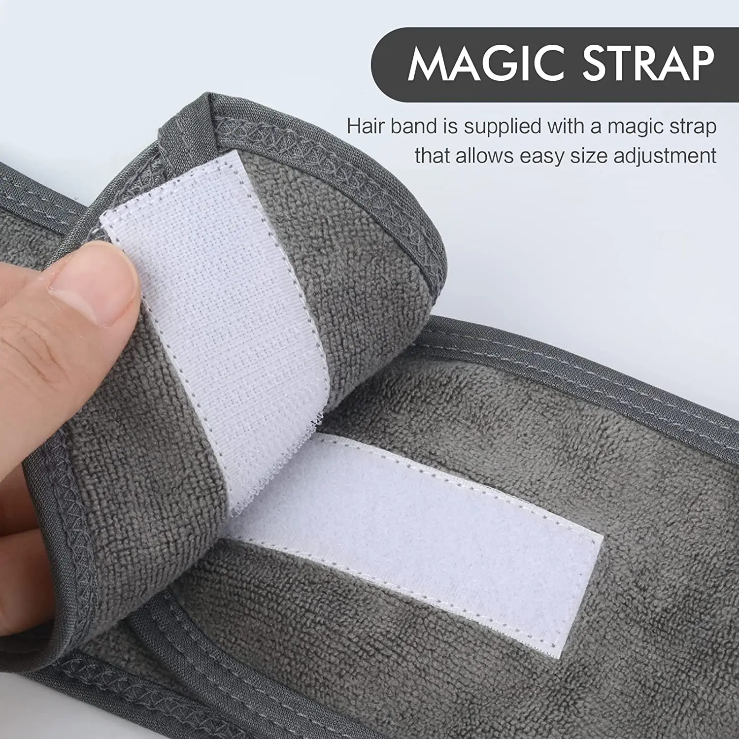 High Quality Women Custom Logo Soft Terry Towel Spa Make Up Skin Care Headband