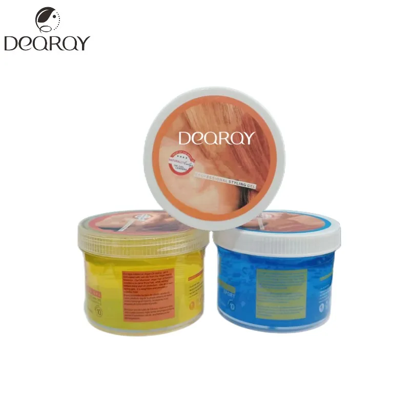 Private Label Moisturizing Nourishing Hair Gel Repairs Moisture Superior Hold Healthy Shine Hair Gel