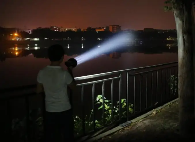 12v High Power Led Searchlight  Camping Lantern Rescue Searchlight Emergency Light with Marine