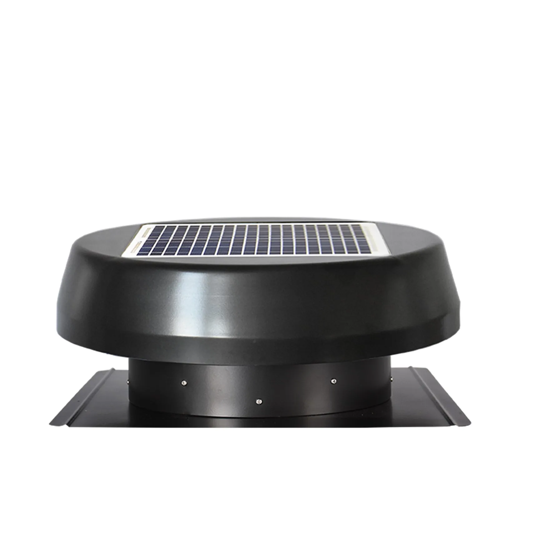 Wholesale 25W Solar Industrial Rechargeable Ventilation Fan Roof Attic Exhaust Vent Fan with Battery for Home DC Solar Panel Fan