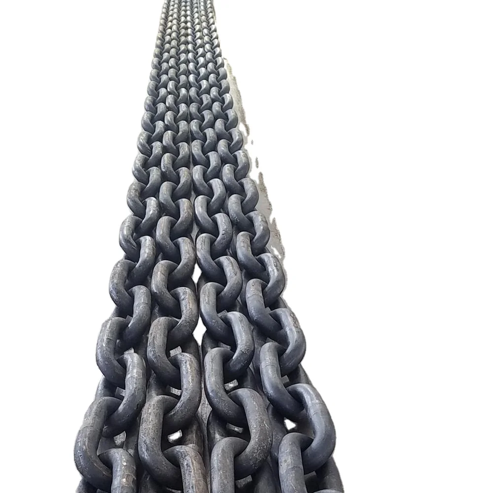 High-strength G43 welded mining round chain/welded chain/electric slag dragging machine chain