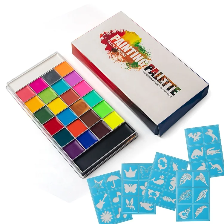 Фирменная марка, 26 цветов, профессиональная краска для лица, краска для лица и тела, принадлежности для покраски тела