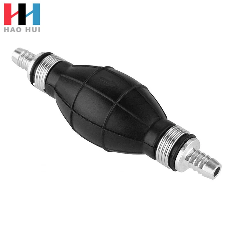C0412  6mm/8mm/10mm/12mm  Fuel Pump Line Rubber Aluminum  Primer Bulb diesel oil transfer petrol for Car Boat Marine Outboard