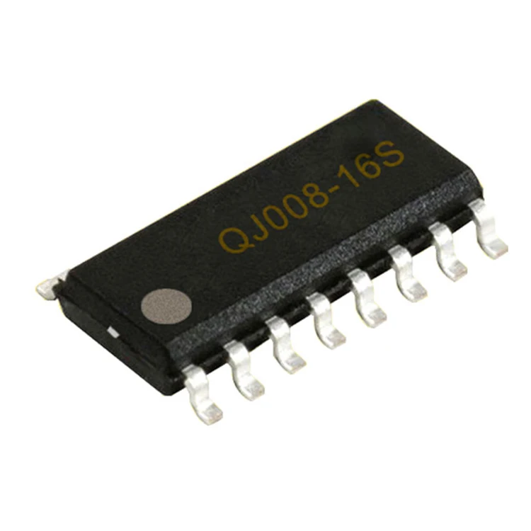 QJ008-16S MP3 Speaker Voice IC  Serial Control USB   flash or SD Card MP3 Tone quality Support MP3 WAV hardware  decoder