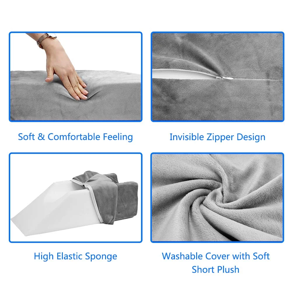 Leg Elevation Wedge Pillow Knee Foam for Sleeping Post Surgery Foot Leg Rest Pillows Knee Support Cushion