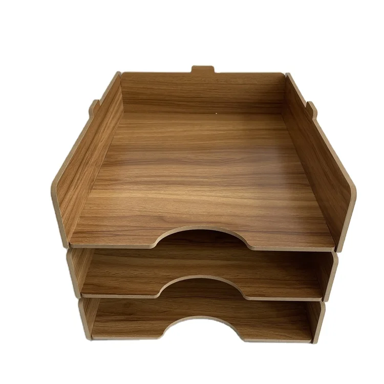 Конверты для рассылки, журналы, раздельные аккуратные настольные органайзеры и поднос для бумаги, офисный деревянный Настольный Органайзер