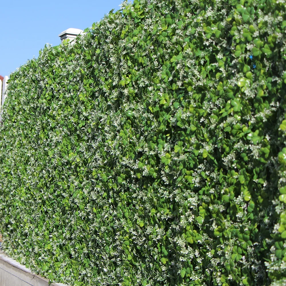 Uland artificial boxwood hedge decorative garden fence panels wall for decoration