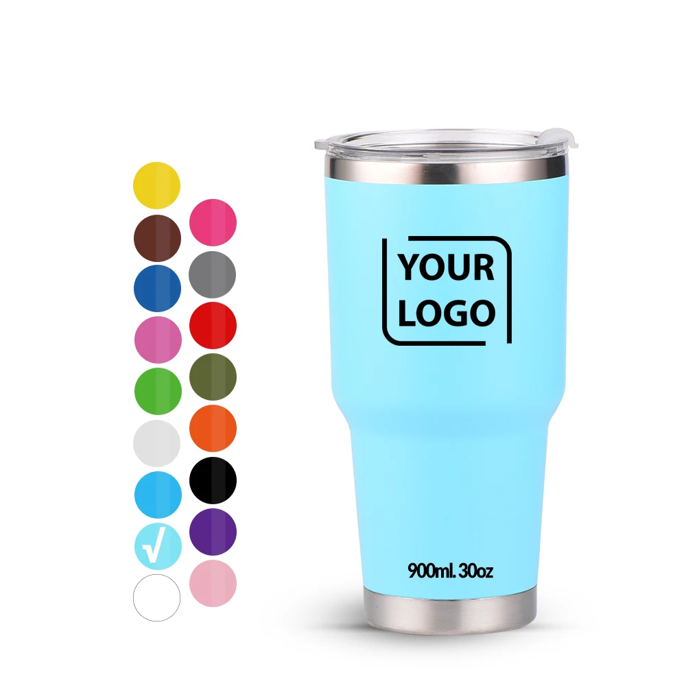 Wholesale Double wall 30Oz Blank insulated Stainless steel Tumblers vacuum insulation Travel Coffee mug