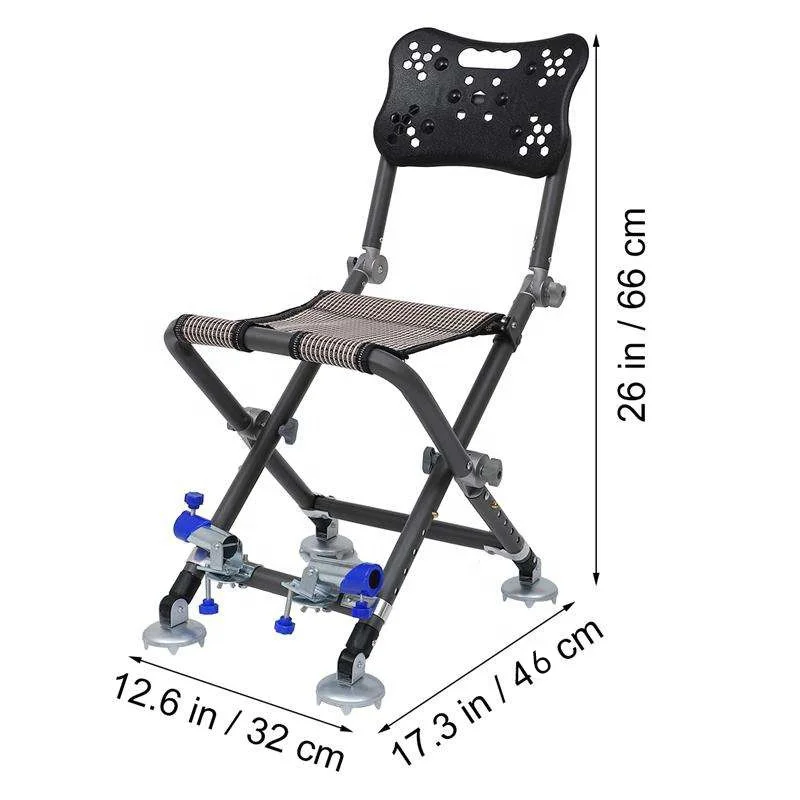 New Outdoor Folding Fishing Lounge Chairs With Rod Holder Fishing Chair Carp