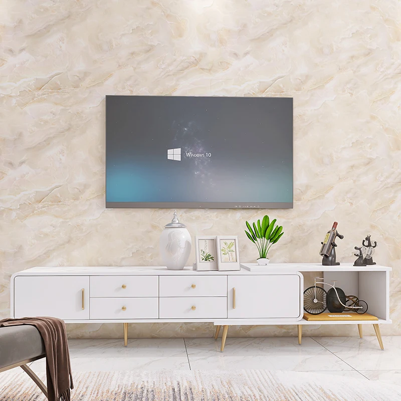 2023 Waterproof Oil Proof Kitchen Wall Sticker Gold Sliver Marble Peel & Stick Self Adhesive Wallpaper