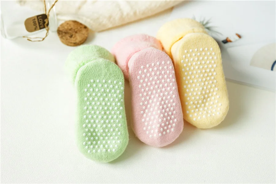 Wholesale Rubber Sole Newborn Baby Sock Shoes Custom Baby Socks