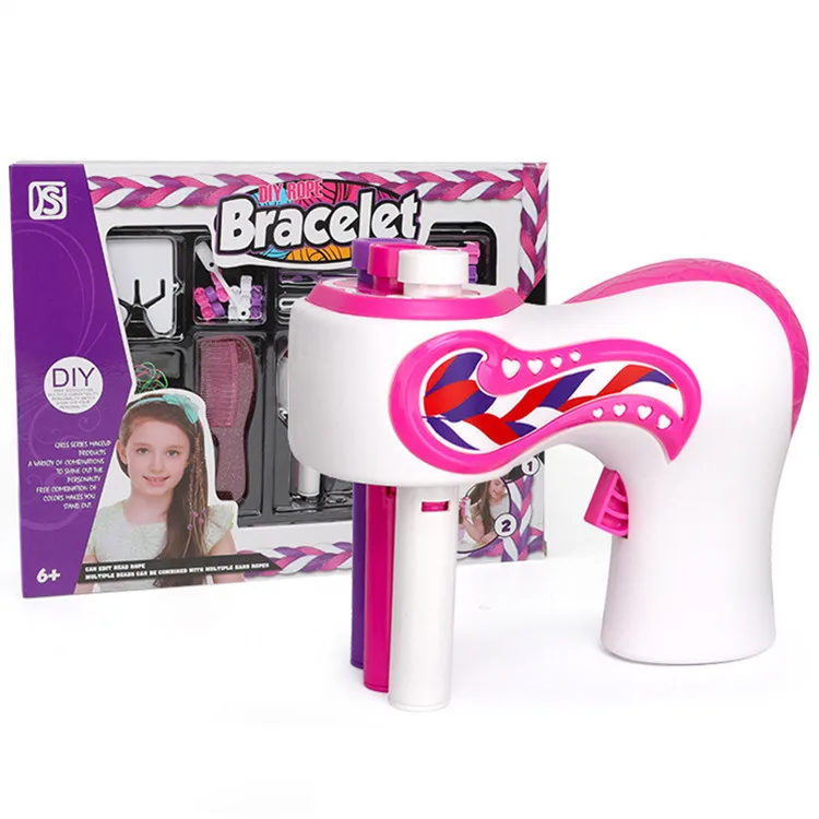 hot sale pretend play automatic hair braider machine girl toys