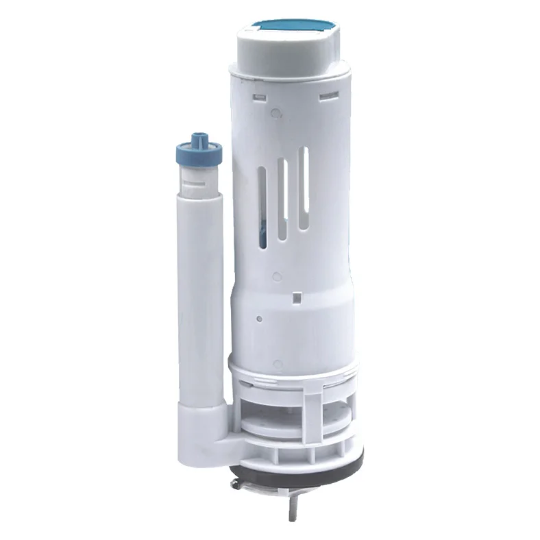Toilet Tank Dual Flush Fittings Spiral Adjustable Fill Valve Pull Inlet Valve For One-Piece Universal 2 Inch Fill Flush Valve