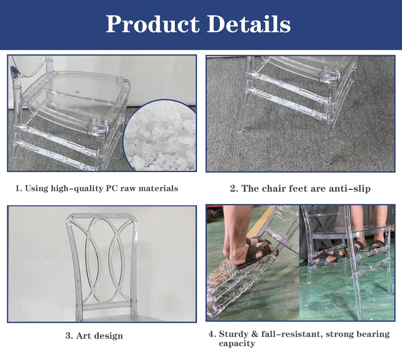 Wholesale Modern Outdoor And Indoor White Plastics Chairs For Event Or Banquet Ghost Louis Arm Dining Chair