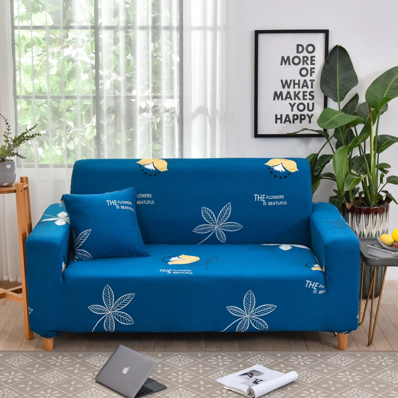 Wholesale polyester elastic loveseat sofa slipcovers 3 seater sofa covers