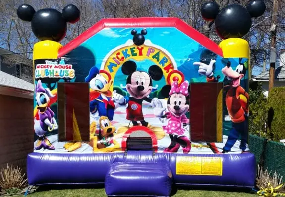 
Cute mickey mouse castle high quality inflatable bounce house mickey mouse bouncer house jumping bouncy castles for sale 