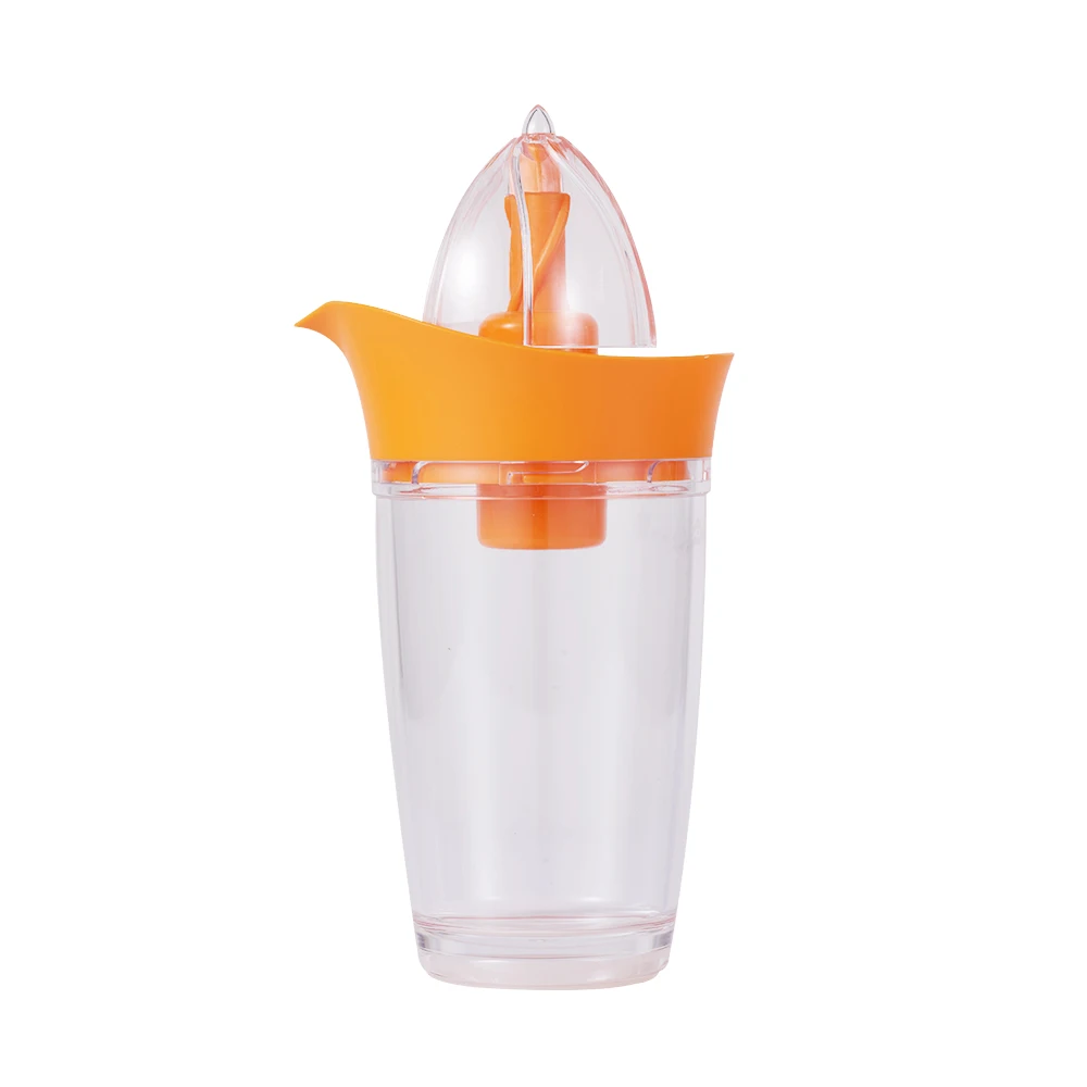 High quality home mini portable lemon orange juice hand press juicer with bottle