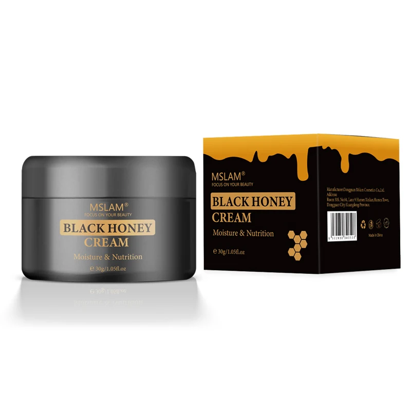 Wholesale Whitening Face Cream Moisturizing Brightening Skin MSLAM black honey treatment cream