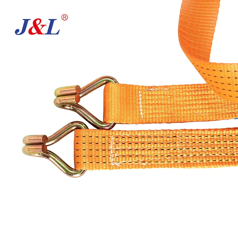julisling good quality Industrial grade ratchet straps  break strength 1t 1.5t 3t 8t 10t Customized color orange CE GS