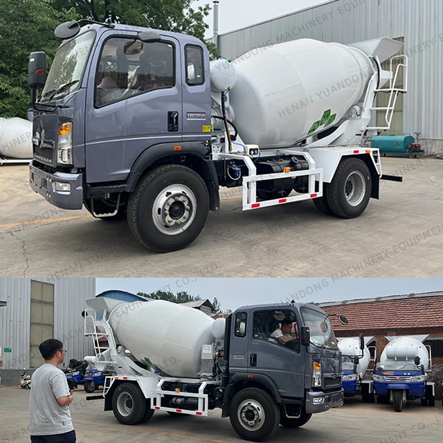 Good Quality 8X4  Concrete Pump Mixer Wholesale Customized Mixer Machines Concrete Mixer Truck For Sale