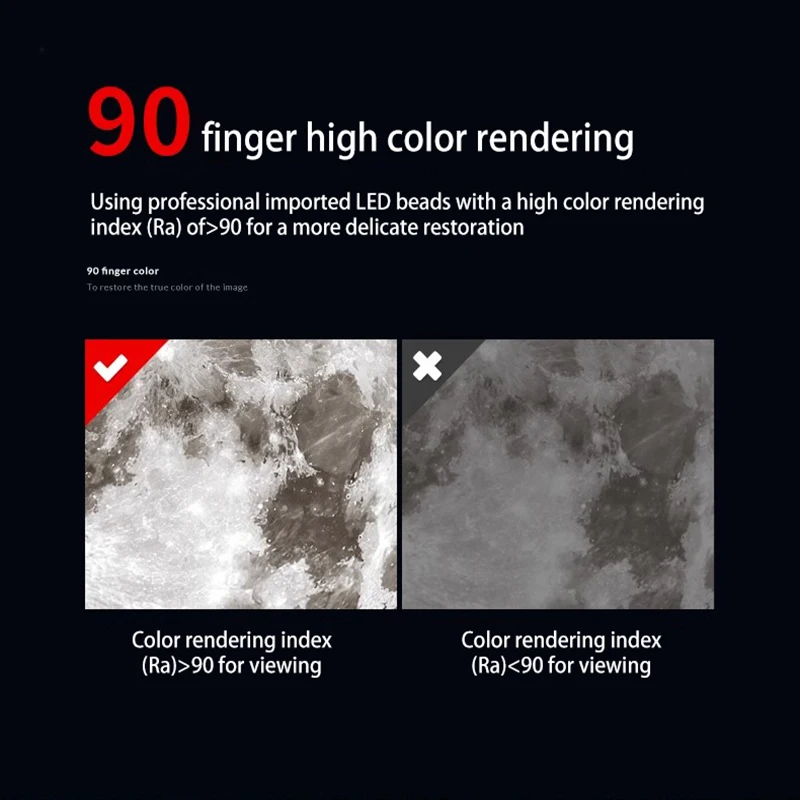 Creative LED Moon Wall Lamp Simple Modern Printed Corridor and Living Room Background Wall Painting for Portrait Subjects