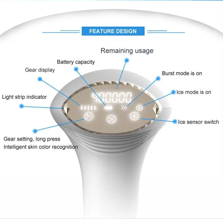 
Portable laser epilator shr ice home use permanent IPL hair removal 