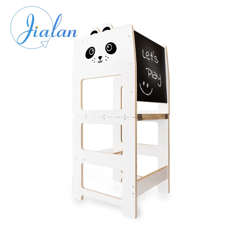 Children Furnitures Montessori Montessori Toddler Learning Tower Kitchen Helper Baby New Baby Step Stool Learning Tower Stand To