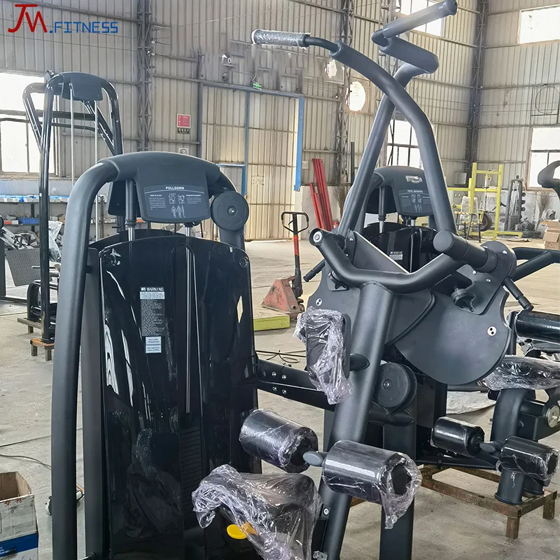 Best quality strength steel pin loaded trainer gym fitness equipment reverse seated lat pulldown machine commercial