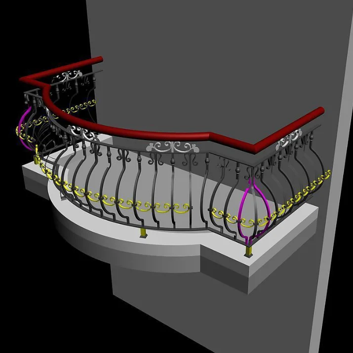 Iron Grill Design for Balcony