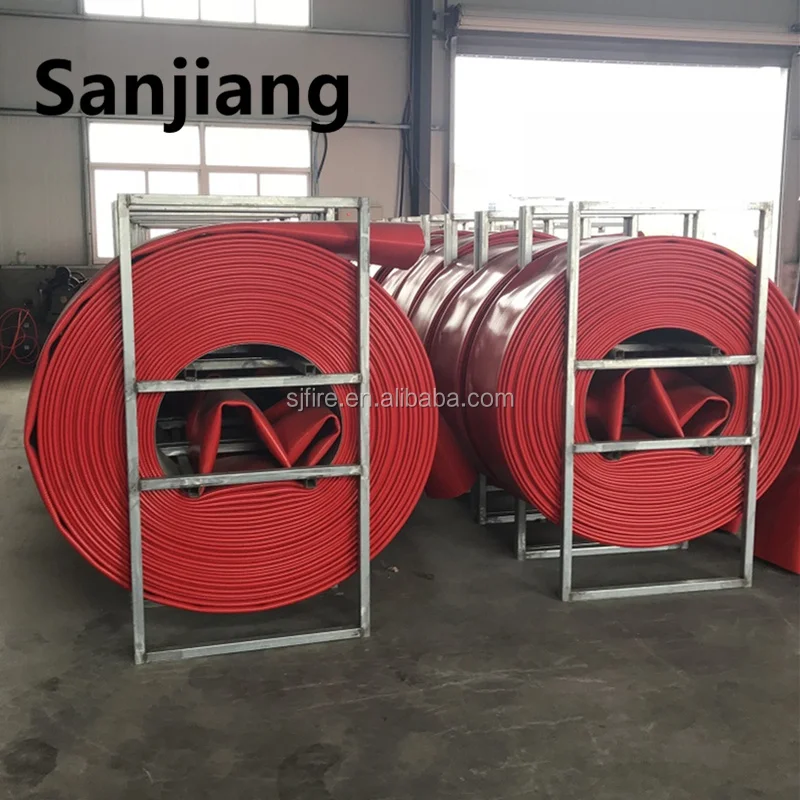For Oil and water high abrasion resistance TPU layflat hose