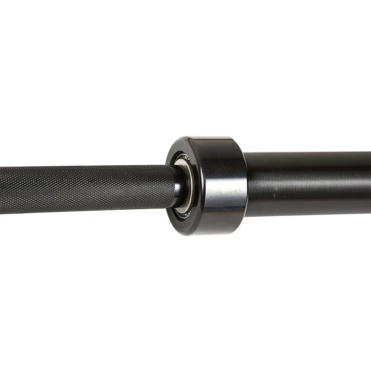 
Black Zinc Barbell 20kg Weight Lifting Bar Hard Chrome Barbells 