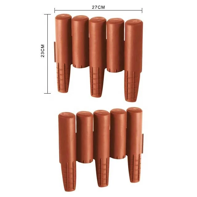 Log Effect Plastic Lawn Edge Garden Edging Border Landscaping