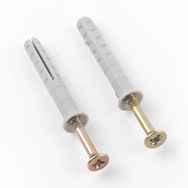 Hammer Drive Anchor Factory Drywall Anchor 304 stainless steel nylon hammer screw Drive Wall Plug Plastic Insulation