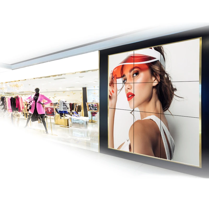 weier factory price splicing screen lcd video wall advertising display screen for exhibition and meeting