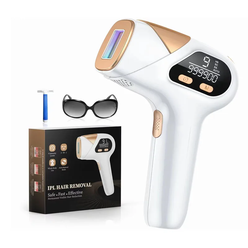 Профессиональный лазерный эпилятор OEM ODM, безболезненная вспышка 999900 для домашнего использования, устройство для удаления волос Ipl для женщин