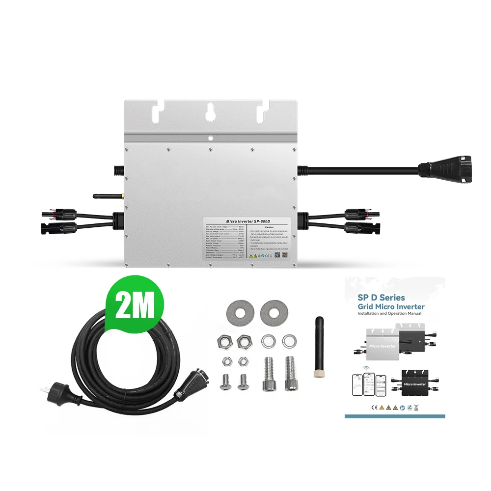 SP D Micro Inverter 800W 96.5% Efficiency Garden Solar System Hoymiles Micro Inverter 800W