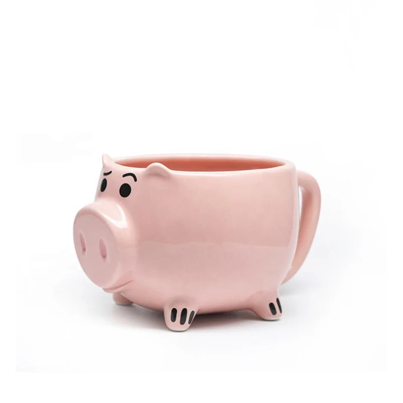 hot seller pig chicken 3D shape  personalized ceramic blank coffee  mug sublimation