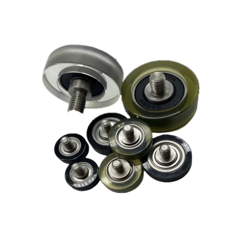 Good performance LS600040-12H1L12M8 40mm PU bearing pulley with m8 shaft