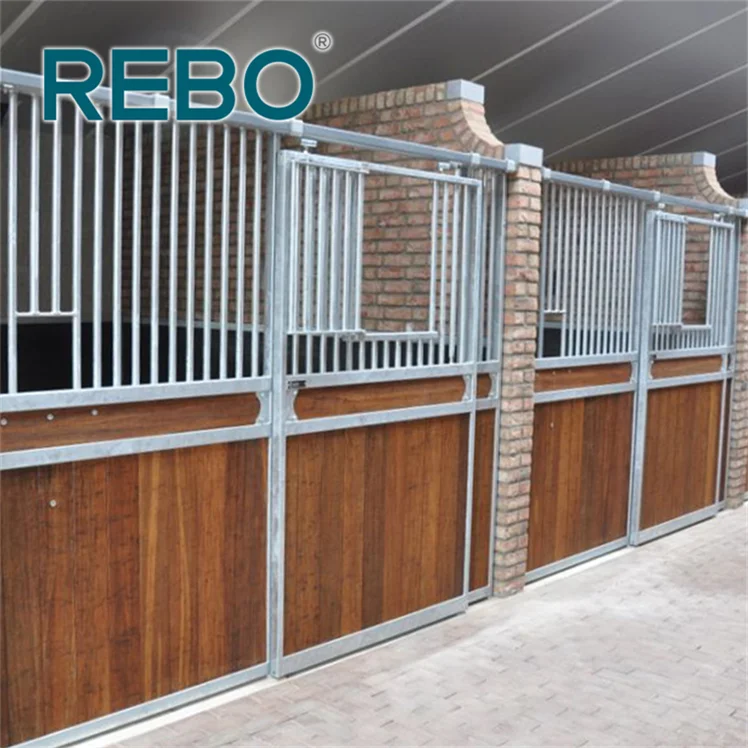 Fireproof Horse Equipment Stable Stall Panels Bamboo Horse Stable Plank