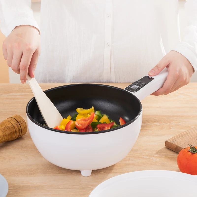 China Supplier Digital Electric Wok Cooker Non-Stick Multi-Function Wok With Portable Design