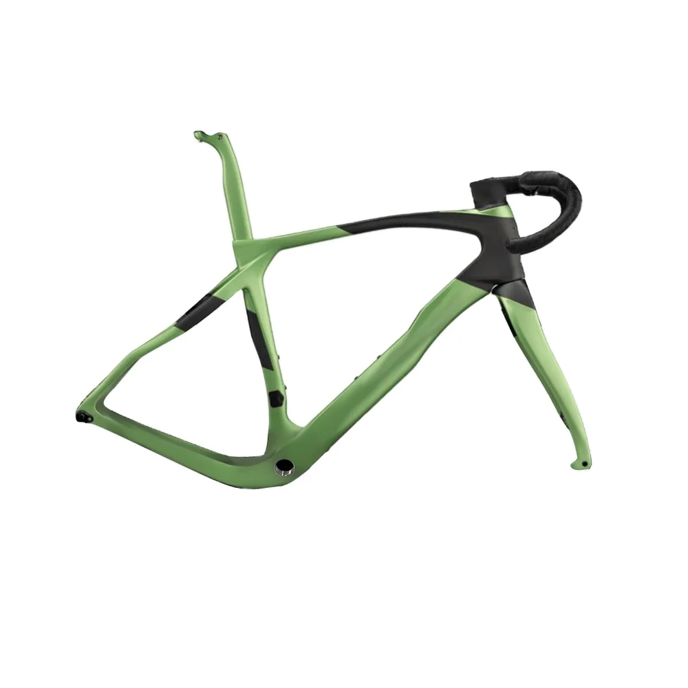 2024 New Arrival T1100 Carbon Fiber Grevil F Interal Cable Routing Disc Brake 700*45C Tires BSA bicycle frame gravel