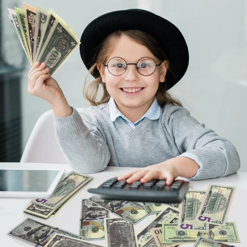 High Quality Kids Dollars Euro Canada Party Novelties Polymer Notes Prop Money UK